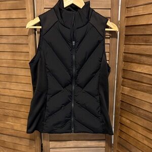 Athleta Charcoal Puffer Vest